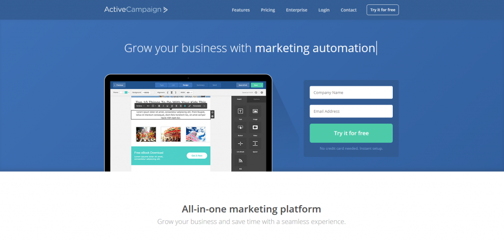 Marketing Automation Software Active Campaign