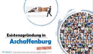 Existenzgründung in Aschaffenburg