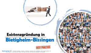Existenzgründung in Bietigheim-Bissingen